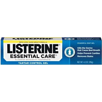Listerine Essential Care Tartar Control Toothpaste, Powerful Mint Gel, 4.2 Ounce