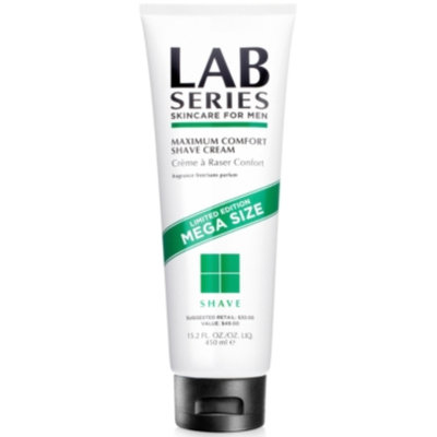 Lab Series Skincare for Men Max Comfort Shave Cream Tube 15.2z ($49 value), 6.7 oz