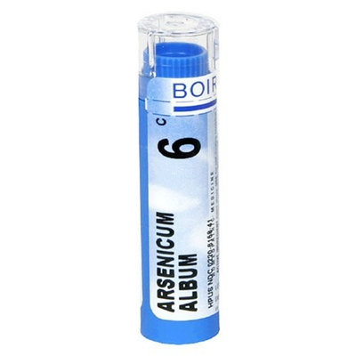Boiron Homeopathic Medicine Arsenicum Album, 6C Pellets, 80 Count Tube