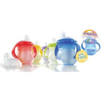 Nuby BPA FREE No-Spill Cup w/ Soft Spout & Handles, 1-pk, Boy Colors