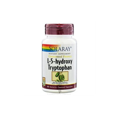 Solaray L-5-hydroxy Tryptophan - 100 mg - 60 Capsules