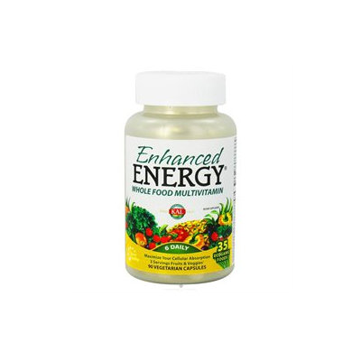 Kal - Enhanced Energy Whole Food Multivitamin - 90 Vegetarian Capsules