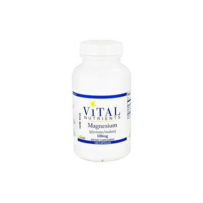 Vital Nutrient's Vital Nutrients - Magnesium Glycinate/Malate 120 mg. - 100 Capsules