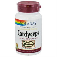 Solaray Cordyceps Extract - 500 mg - 60 Capsules
