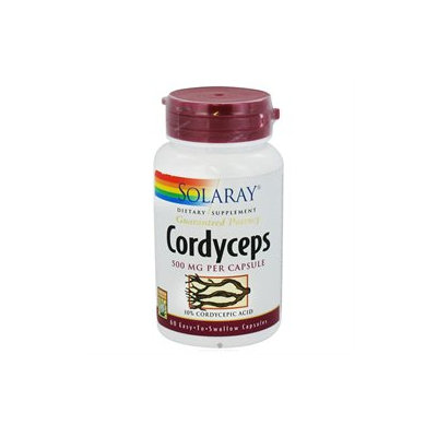 Solaray Cordyceps Extract - 500 mg - 60 Capsules