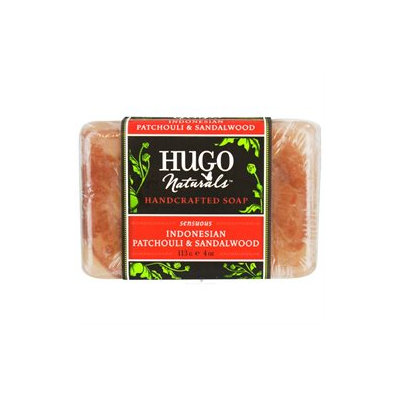 Hugo Naturals Bar Soap Sensuous Indonesian Patchouli and Sandalwood - 4 oz