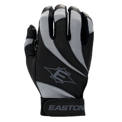 Cycle Products Co. Easton Reflex Batting Glove Youth Large Black/Gray - CYCLE PRODUCTS CO.