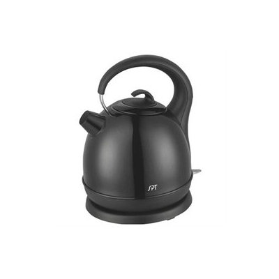Sunpentown SK-1715B Stainless Cordless Kettle with Black Coating