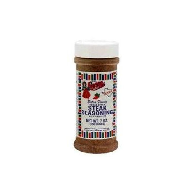 Bolners Fiesta Fiesta Brand Texas Style Steak Seasoning With Tenderizer, 7 oz, Pack of 6