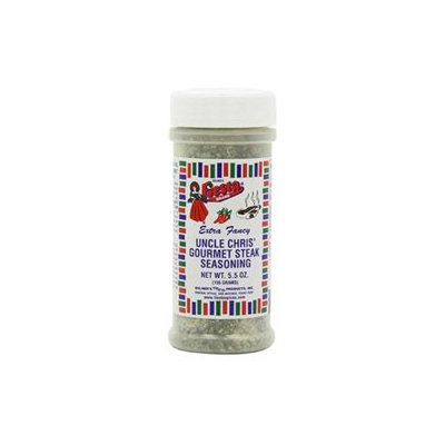 Bolners Fiesta Fiesta Brand Uncle Chris Gourmet Steak Seasoning, 5.5 oz, Pack of 6