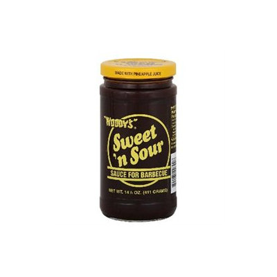 Woody's Woodys BG19745 Woodys Sweet N Smoky Sauce - 6x14.5OZ
