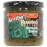 Arriba! BG10414 Arriba! Hot Green Salsa - 6x16OZ