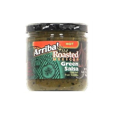 Arriba! BG10414 Arriba! Hot Green Salsa - 6x16OZ