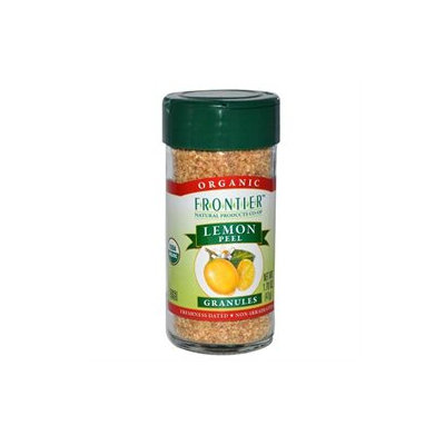 Frontier Natural Products - Lemon Peel Granules Organic - 1.7 oz.