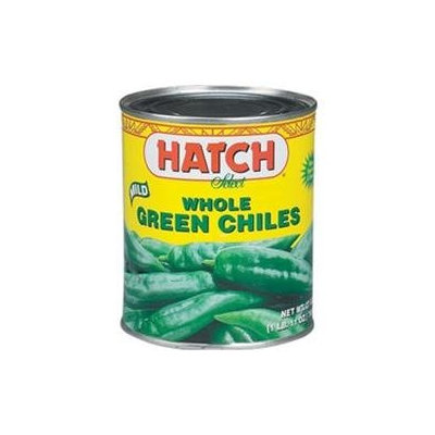 Hatch Farms Inc. B64805 Hatch Mild Whole Green Chiles -12x4oz