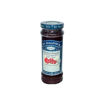 St. Dalfour All Natural Fruit Spread Red Raspberry and Pomegranate - 10 oz