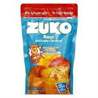 Zuko Instant Powder Drink - Mango - 12 Pouches (14.1 oz ea)