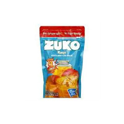 Zuko Instant Powder Drink - Mango - 12 Pouches (14.1 oz ea)