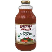 Lakewood Organic Super Veggie Juice 32 Ounce Pack of 12
