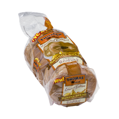 Thomas' Limited Edition Banana Bread Bagels - 6 CT