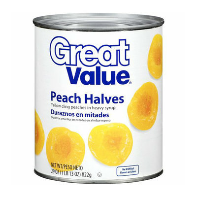 Great Value : Peach Halves