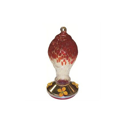 Gardman Red Glass Hummingbird Feeder