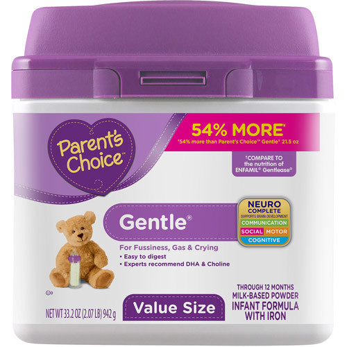 Parent's Choice Gentle Infant Formula with Iron, oz