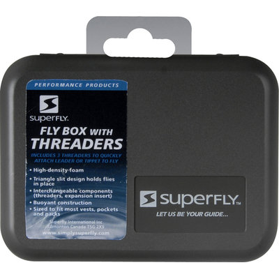 Superfly SuperFly Tri-Foam Fly Box with Threaders