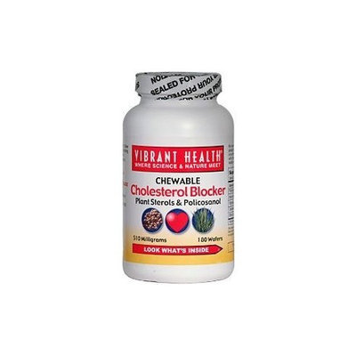Vibrant Health Cholesterol Blocker, Chewable Vanilla Wafers, 180-Count
