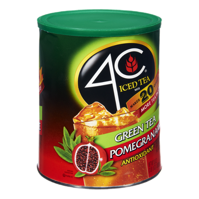 4C Iced Tea Green Tea Pomegranate Antioxidant Drink Mix