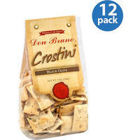Generic Don Bruno Black Olive Crostini, 7 oz, (Pack of 12)