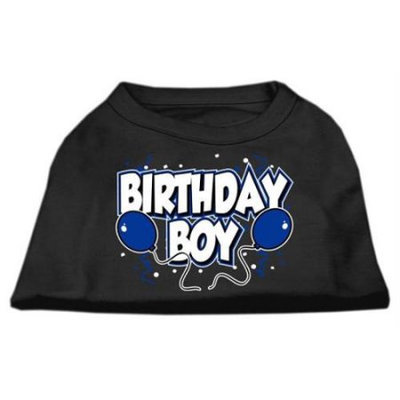 Mirage Pet Products 51-05 XXLBK Birthday Boy Screen Print Shirts Black XXL - 18