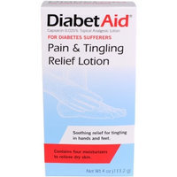 DiabetAid Pain and Tingling Relief Lotion, 4-Ounces (Pack of 4)