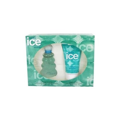 Samba Ice By Perfumers Workshop Gift Set -- 3.4 Oz Eau De Toilette Spray + 4.4 Oz Body Lotion For Women