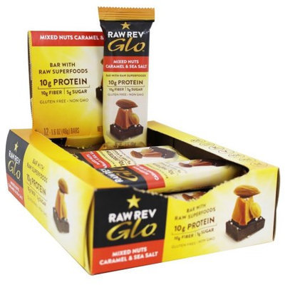 Raw Revolution - Raw Rev Glo Mixed Nuts Caramel & Sea Salt - 1.6 oz.
