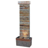 Kenroy Home 50293SLCOP Tacora Horizontal Floor Fountain