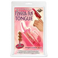 Trinity Vibes Waterproof Finger Fun Tongue Pink
