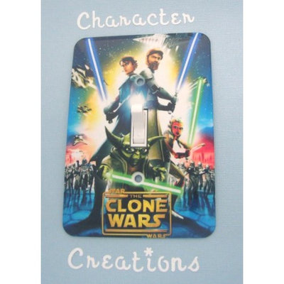 Star Wars CLONE WARS Standard Metal Light switch Cover