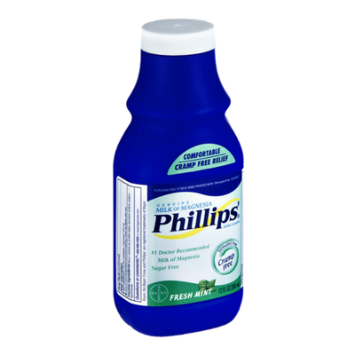 Phillips Milk of Magnesia Fresh Mint Saline Laxative
