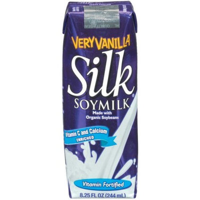 Silk Soymilk, Very Vanilla, 8.25-Ounce Aseptic Cartons (Pack of 18)