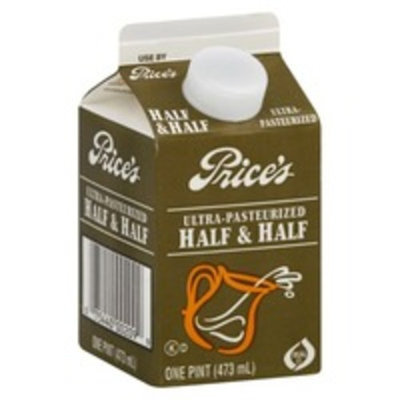 Price's Ultra-Pasteurized Half & Half 1 pint