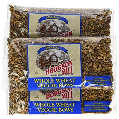 Hodgson Mill Whole Wheat Veggie Bows, 16-Ounce (Pack of 12)