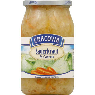 Kehe Distributors CRACOVIA 47703 CRACOVIA SAUERKRAUT WITH CARROT - Case of 12 - 30.33 OZ
