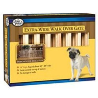 Four Paws Extra Wide Walk Over Wooden Slat Gate