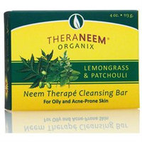 Organix South TheraNeem Naturals Cleansing Bar Lemongrass and Patchouli - 4 oz