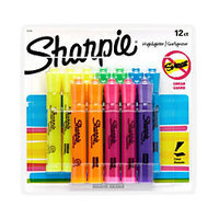 Sharpie Tank-Style Highlighters, 12 Colored Highlighters