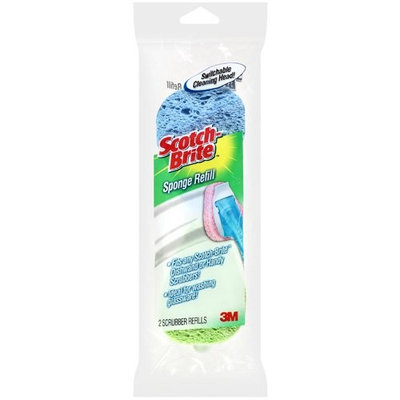 Scotch-Brite Sponge Scrubber Refill, 2pk