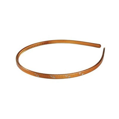 Smoothies Thin Headband with Crystals + Studs-Tort 01523