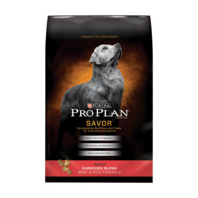 PRO PLAN® SAVOR® ADULT Shredded Blend Beef & Rice Formula
