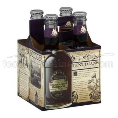 Fentimans Dandelion and Burdock, 9.3 Ounce - 4 per pack -- 6 packs per case.